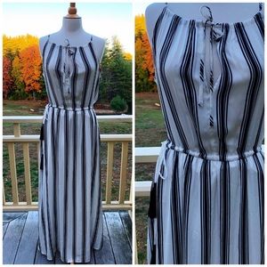 Ann Taylor Nautical Striped Lounge Dress - Large